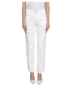 Белые прямые джинсы Milkway 7 For All Mankind, белый