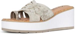 Женские сандалии на танкетке NYDJ Reesie, Pewter