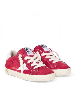 Суперзвездные замшевые кроссовки Golden Goose Kids, Red/White