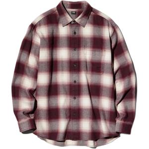 UNIQLO Рубашка унисекс красная