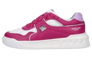 Валентино Розовые Женские Кроссовки для Скейтбординга С Одним Штифтом Низкие