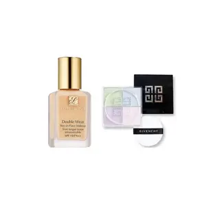 Смешанный масляный кожаный набор Power Couple тональная основа контроль жирности натуральный стойкий выравнивающий тон 2 шт Givenchy