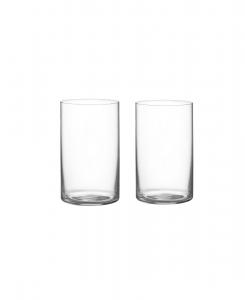 Набор из 2 пивных бокалов с геометрическим рисунком Orrefors, прозрачный