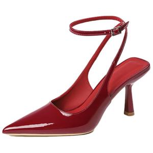 Beijiani Женские туфли на высоком каблуке бордовые, цвет Burgundy