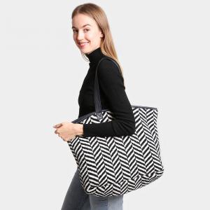 Тканая сумка-тоут FASHNZFAB, черный