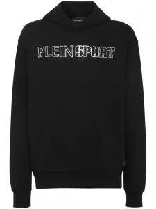 Худи с логотипом Tiger Plein Sport, черный