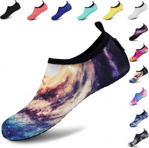 Водные спортивные тапочки VIFUUR для занятий йогой босиком, быстросохнущие аква-носки без шнурков для мужчин и женщин, синий