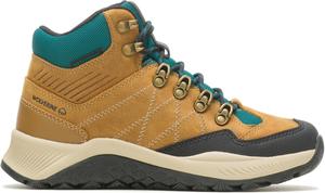 Мужские водонепроницаемые походные ботинки WOLVERINE Luton Mid, бирюзовый/золотой