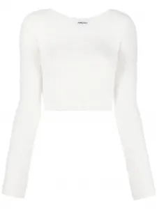 Укороченный джемпер Ambush, белый