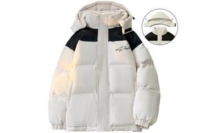 Куртка пуховая Unisex Warrior Huichao Riding The Wind Collection, черный/хаки