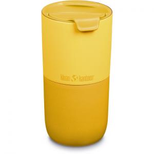 Стакан с откидной крышкой и подъемом Klean Kanteen, желтый