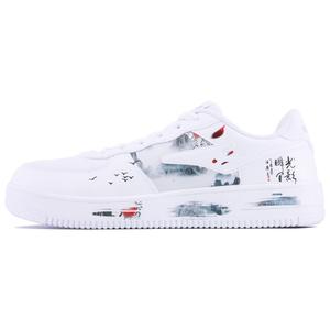 Erke Износостойкие дышащие низкие кроссовки для скейтбординга, мужские, белые