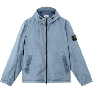 Куртка с капюшоном на молнии STONE ISLAND, синий