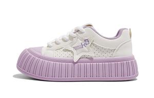 Женские низкие кроссовки для скейтбординга Coverage с противоскользящим покрытием и износостойкими подошвами RENBEN, Beige Black