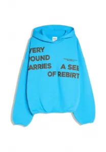 Худи с принтом Bershka, Multi-Coloured