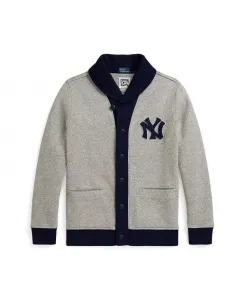 Кардиган Big Boys Yankees Polo Ralph Lauren, серый
