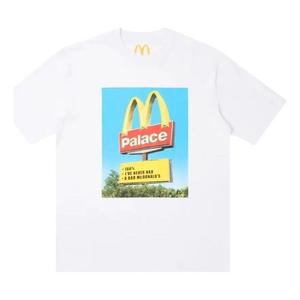 Футболка Palace x McDonald's с логотипом, белая