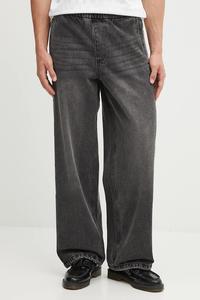 Спортивные брюки из хлопкового денима Adilenium Adidas Originals, черный