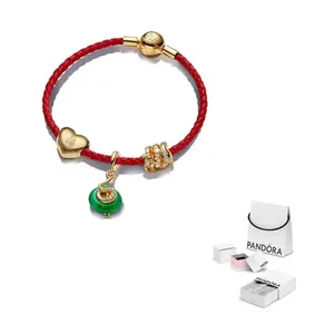 Pandora Золотистый браслет Women's Red