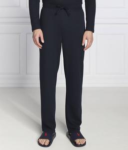 Пижамные штаны из вафельной ткани Regular fit Boss, синий