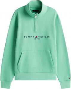 Мужская адаптивная толстовка Tommy Hilfiger с застежкой-молнией на четверть оборота и удлиненным бегунком, Frosted Evergreen