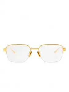 Очки в прямоугольной оправе Balmain, золотистый