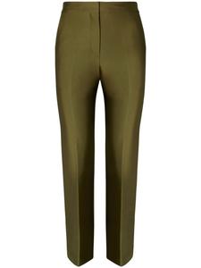 Твиловые брюки Tory Burch, зеленый