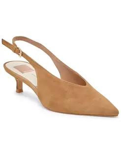 Женские туфли-лодочки Alenna на каблуке с открытой пяткой Dolce Vita, коричневый