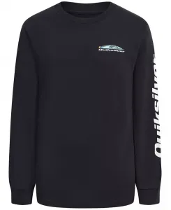 Мальчики 8-20 Omni Wave Футболка с длинным рукавом Quiksilver, черный