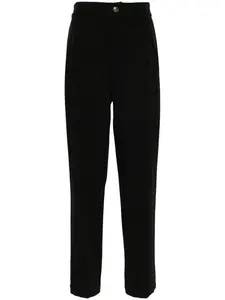 Широкие брюки со складками Versace Jeans Couture, черный