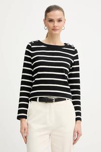 Хлопковый лонгслив Morgan, черный