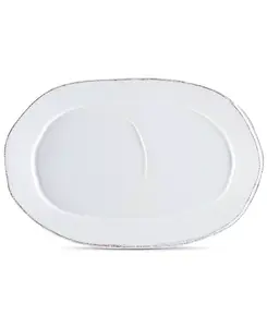 Овальный поднос из коллекции Lastra Vietri, white