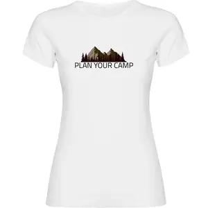 Футболка с коротким рукавом Kruskis Plan Your Camp, белый