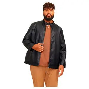 Куртка Jack & Jones Dylan Clean Plus leather, черный