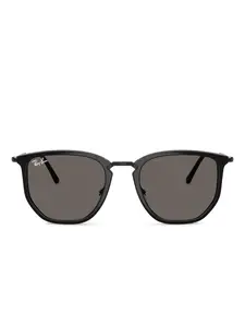 Солнцезащитные очки в геометричной оправе Ray-Ban, черный