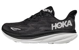 Кроссовки мужские Clifton 9 с низким верхом, черные/белые Hoka One One
