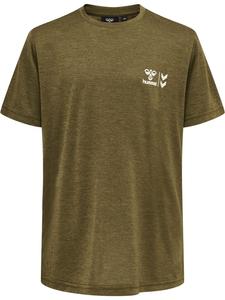 Футболка Hummel S/S Hmlmustral Kinder, цвет dark olive