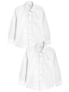 Рубашка на пуговицах Next Regular fit Button Up Shirt, белый