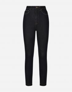 Джинсы grace из тянущегося денима глубокого синего цвета Dolce & Gabbana, синий