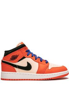 Кроссовки Air Jordan 1 Mid (GS) Jordan Kids, оранжевый