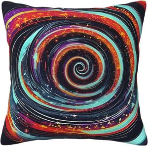 CarXs Декоративная подушка с двусторонним принтом "Космическая спираль" Space Spiral Cosmic