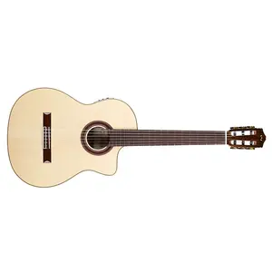 Акустико-электрогитара Cordoba Iberia GK Studio Negra с классической нейлоновой струной, европейская ель