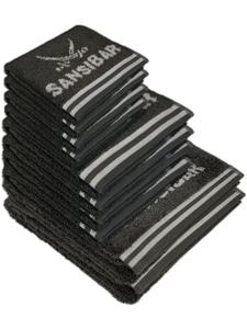 Полотенце для рук Sansibar Frottier Serie Doubleface, цвет anthrazit/silber