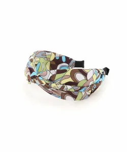 Повязка на голову с крестом Три Четыре Времени/Кикагаку Three Four Time, цвет Green