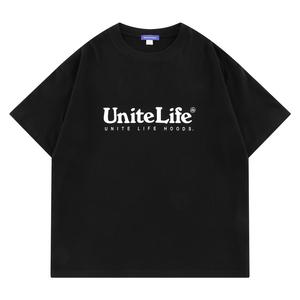 Футболка Unisex Unite Life HOODS, темно-синий