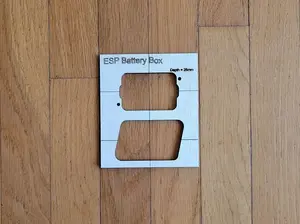 Unbranded Шаблон корпуса батареи ESP