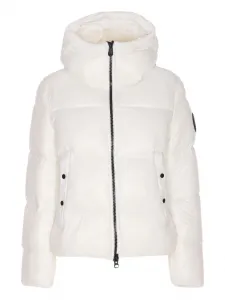 Пуховик с капюшоном Save The Duck, белый