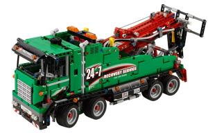 Технологический механический набор Technic, конструктор грузовика спасателя 1276 деталей 42008 LEGO