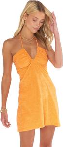 Выходящее мини-платье Show Me Your Mumu, цвет Orange Terry