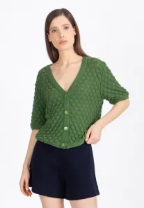 Кардиган с узором из ткани Ivko, Green